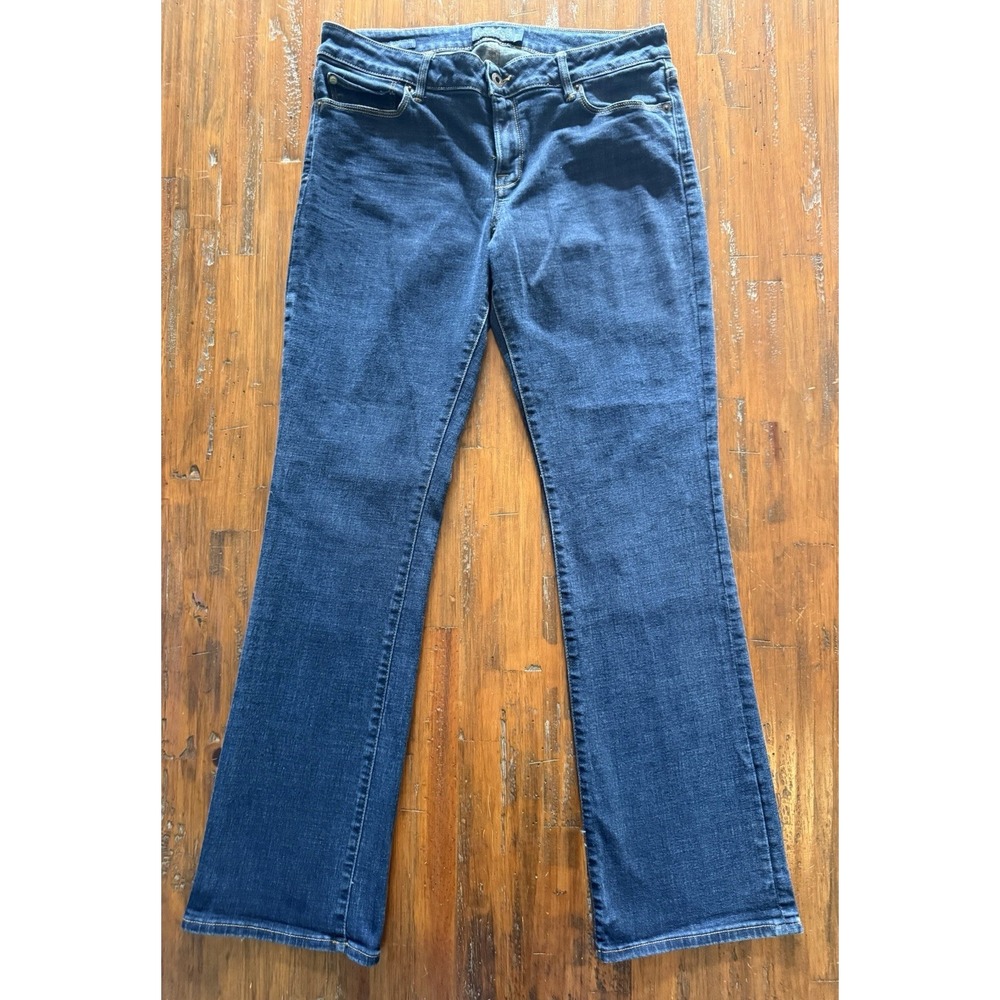Lucky Brand Lolita Boot Cut Jeans Women's Size 12/30R Dark Wash Mid Rise